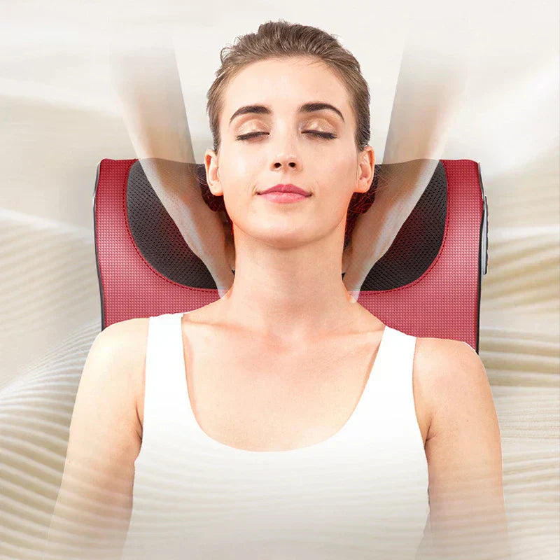 𝙑𝙚𝙧𝙞𝙘𝙘𝙤 𝙒𝙚𝙡𝙡𝙣𝙚𝙨𝙨™ Red Pillow Massager – جهاز تدليك الوسادة الحمراء