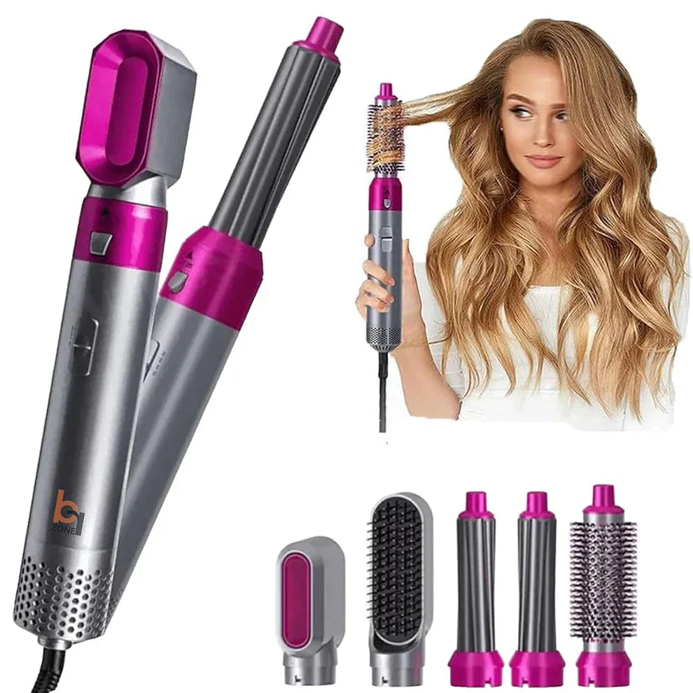 𝙑𝙚𝙧𝙞𝙘𝙘𝙤 𝙒𝙚𝙡𝙡𝙣𝙚𝙨𝙨™ Hot Hair Brush 5 in 1 – فرشاة الشعر الساخنة 5 في 1