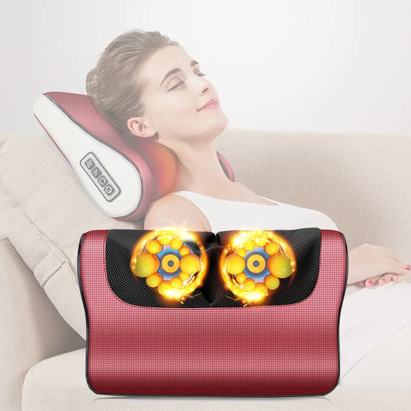 𝙑𝙚𝙧𝙞𝙘𝙘𝙤 𝙒𝙚𝙡𝙡𝙣𝙚𝙨𝙨™ Red Pillow Massager – جهاز تدليك الوسادة الحمراء