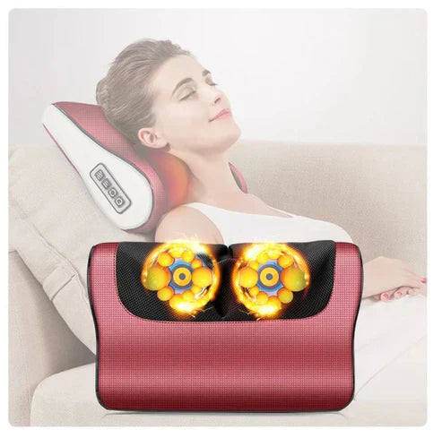 𝙑𝙚𝙧𝙞𝙘𝙘𝙤 𝙒𝙚𝙡𝙡𝙣𝙚𝙨𝙨™ Red Pillow Massager – جهاز تدليك الوسادة الحمراء