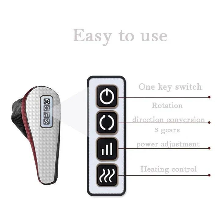 𝙑𝙚𝙧𝙞𝙘𝙘𝙤 𝙒𝙚𝙡𝙡𝙣𝙚𝙨𝙨™ Red Pillow Massager – جهاز تدليك الوسادة الحمراء